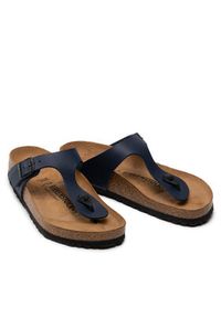 Birkenstock Japonki Gizeh 0143621 Granatowy. Kolor: niebieski. Materiał: skóra #3