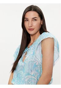 Melissa Odabash Sukienka letnia Keri CR Niebieski Regular Fit. Kolor: niebieski. Materiał: bawełna. Sezon: lato #7
