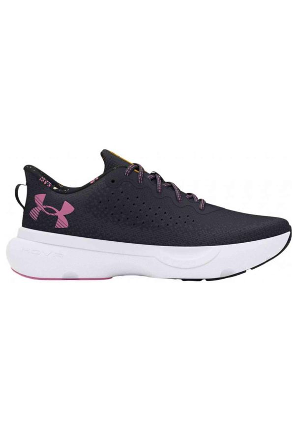 Buty do biegania damskie UA W Infinite Print Under Armour 3027653. Kolor: czarny. Wzór: nadruk