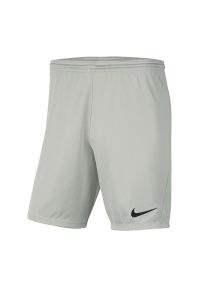 Spodenki Piłkarskie Męskie Nike Dry Park III. Kolor: szary. Sport: piłka nożna #1