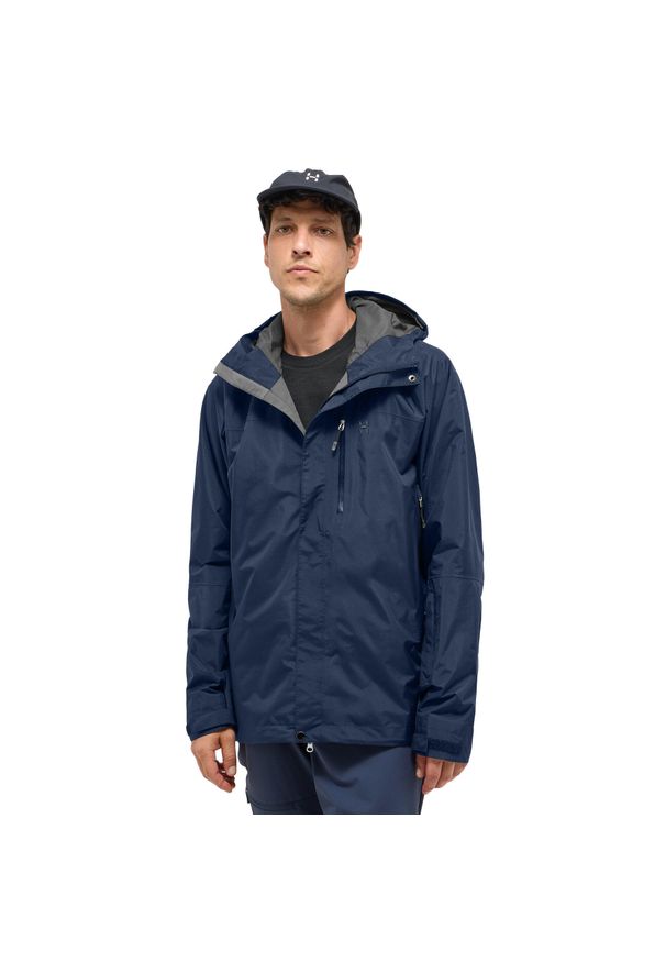 Kurtka wodoodporna Haglöfs Astral GTX II. Kolor: niebieski