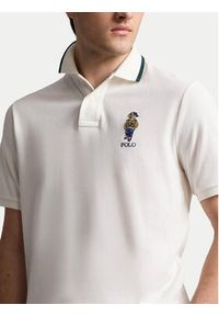 Polo Ralph Lauren Polo 710867574004 Biały Classic Fit. Typ kołnierza: polo. Kolor: biały. Materiał: bawełna #5