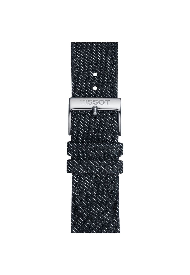 W.KRUK Tissot niebieski pasek materiałowy 22 mm. Kolor: niebieski. Materiał: materiał. Styl: klasyczny, sportowy