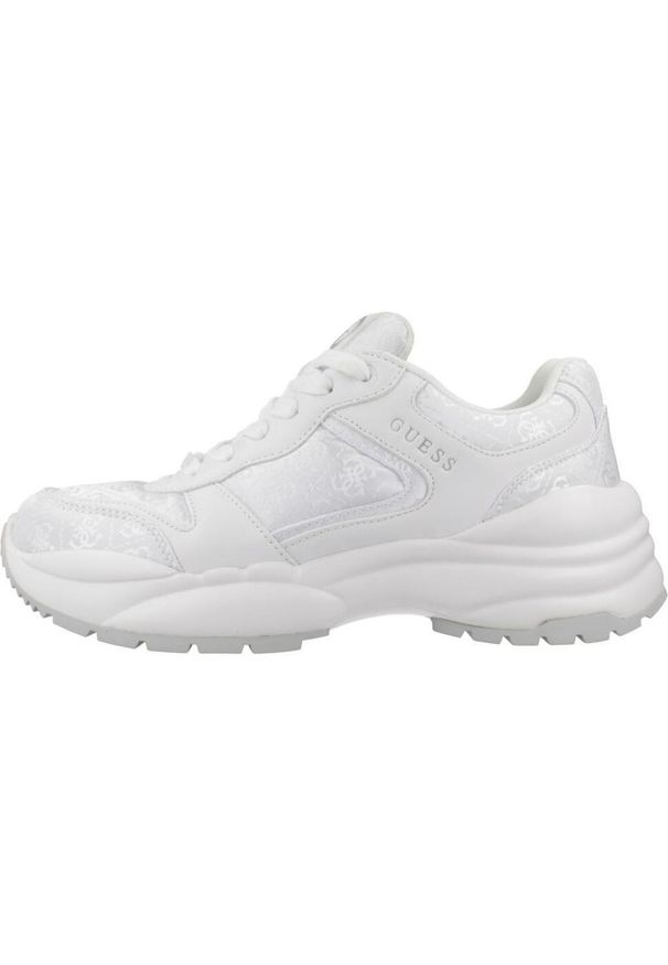 Guess - Buty GUESS FLFSAM FAL12 Biały. Kolor: biały. Materiał: syntetyk, tkanina. Styl: sportowy