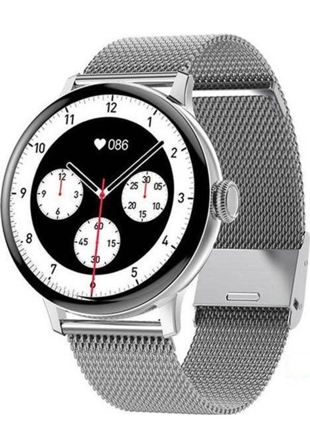 DT NO.1 - Smartwatch DT No.1 DT2+ Srebrny. Rodzaj zegarka: smartwatch. Kolor: srebrny