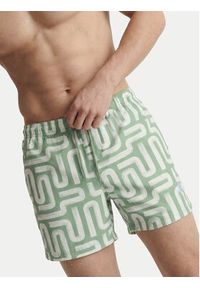 Jack & Jones Szorty kąpielowe Maui Sand 12291428 Zielony Regular Fit. Kolor: zielony. Materiał: syntetyk #2
