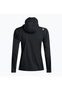 Kurtka softshell męska Black Diamond Alpine Start Hoody. Kolor: czarny. Materiał: softshell