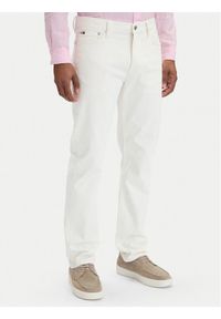 TOMMY HILFIGER - Tommy Hilfiger Jeansy MW0MW42895 Biały Slim Fit. Kolor: biały #1
