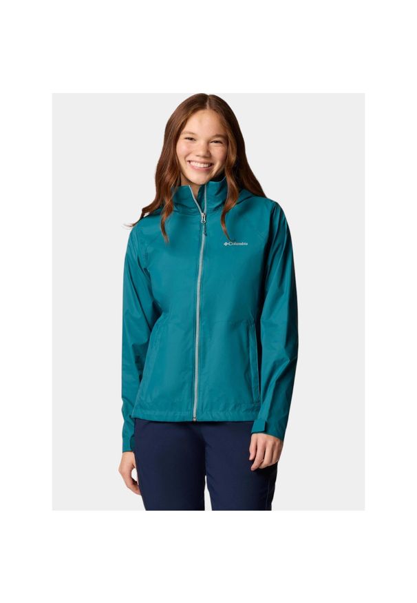 columbia - Wiatrówka damska Columbia Switchback IV. Kolor: zielony. Materiał: softshell. Sport: turystyka piesza