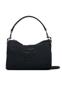 TOMMY HILFIGER - Tommy Hilfiger Torebka Th Elevated Nylon Mini Crossover AW0AW18623 Czarny. Kolor: czarny. Materiał: skórzane #4