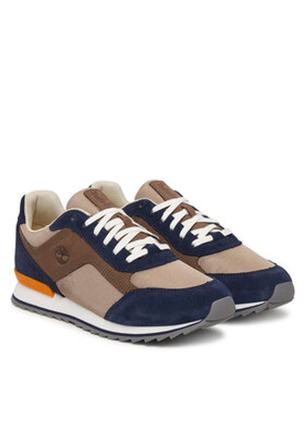 Timberland Sneakersy Scout Heights Low lace TB0A419GAGC1 Beżowy. Kolor: beżowy. Materiał: materiał
