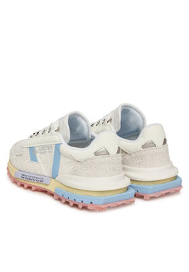 Lacoste Sneakersy Elite 7-50SFA0074 Biały. Kolor: biały. Materiał: materiał