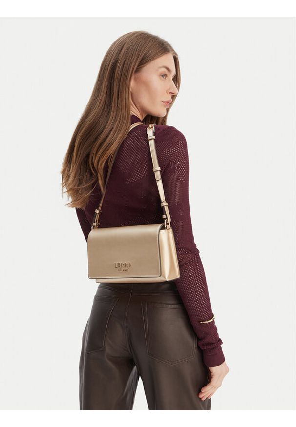 Liu Jo Torebka AA6224 E0958 Złoty. Kolor: złoty. Materiał: skórzane