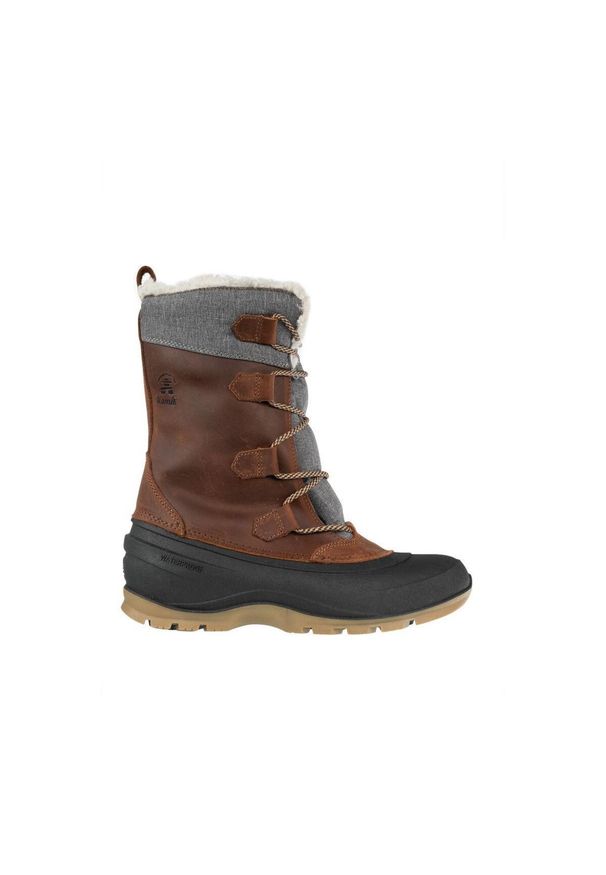 Buty zimowe damskie Kamik Snowgem Women. Kolor: brązowy. Sezon: zima