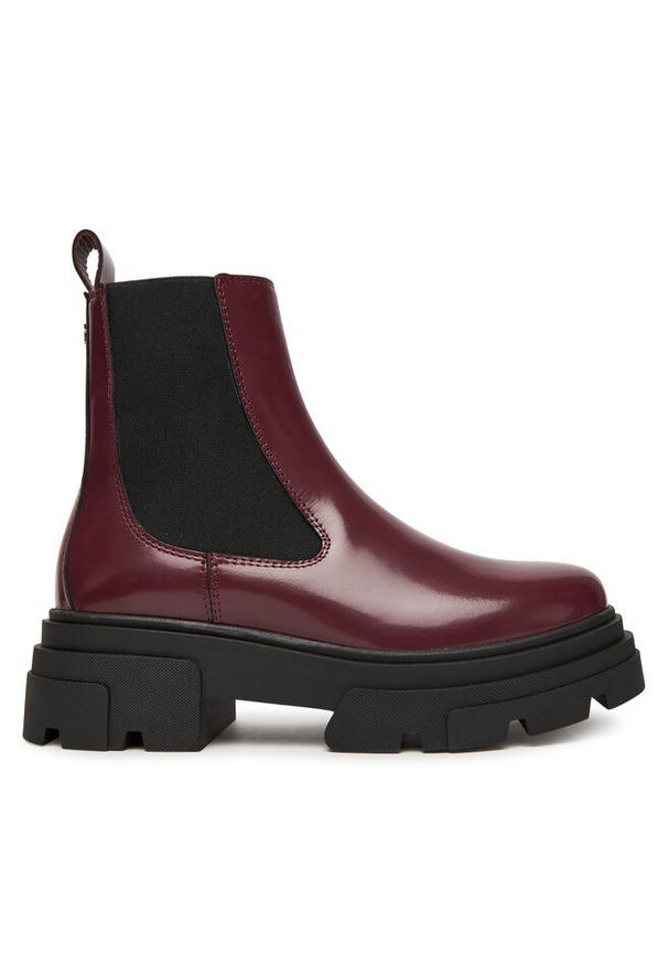 TOMMY HILFIGER - Sztyblety Tommy Hilfiger. Kolor: brązowy