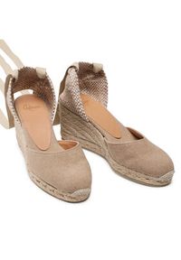 Castañer Espadryle Carina/6/002 021644-2017 Beżowy. Kolor: beżowy. Materiał: materiał #3