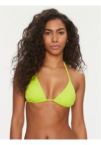 Guess Góra od bikini E4GJ00 LY00K Zielony. Kolor: zielony. Materiał: syntetyk