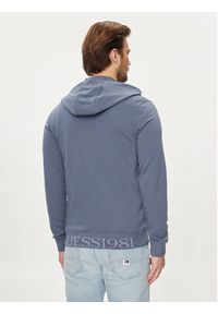Guess Bluza M4RQ48 KBK32 Niebieski Regular Fit. Kolor: niebieski. Materiał: syntetyk, bawełna #2