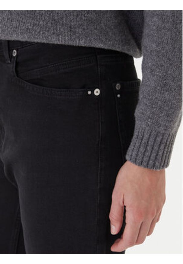 BOSS Jeansy C_Ada 50551561 Czarny Straight Fit. Kolor: czarny