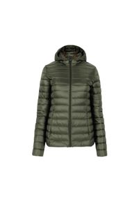 Jott - Damska kurtka z kapturem JOTT Nico Noos. Typ kołnierza: kaptur. Kolor: zielony. Materiał: tkanina, puch. Sezon: zima. Sport: narciarstwo #1