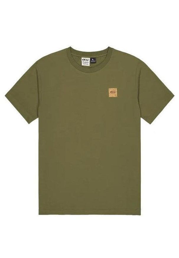 Picture - Koszulka z nadrukiem Lil Cork Tobacco. Kolor: zielony, beżowy, wielokolorowy. Wzór: nadruk. Sport: skateboard