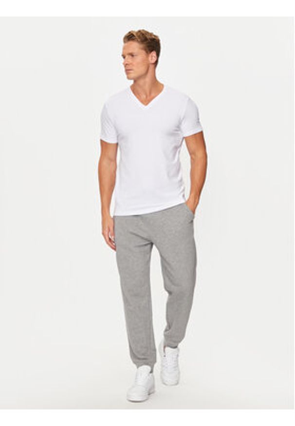 YSABEL MORA T-Shirt 70100 Biały Slim Fit. Kolor: biały. Materiał: syntetyk