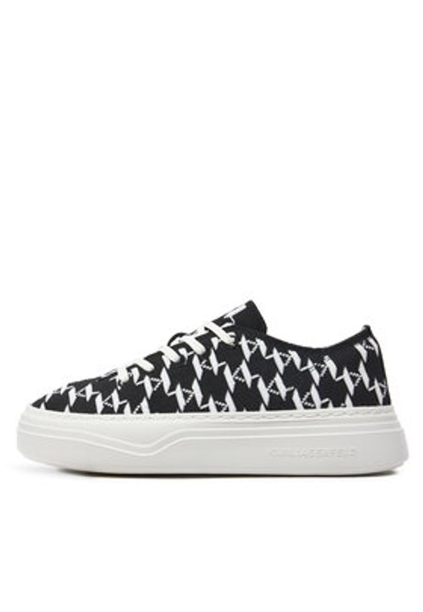 Karl Lagerfeld - KARL LAGERFELD Sneakersy KL63421 Czarny. Kolor: czarny. Materiał: materiał