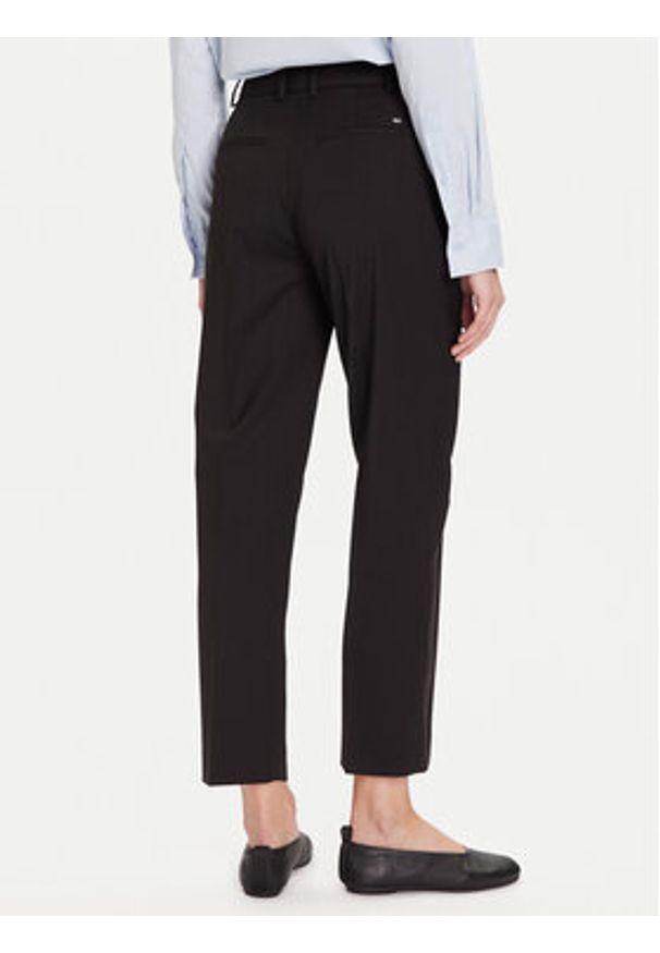TOMMY HILFIGER - Tommy Hilfiger Chinosy WW0WW48353 Czarny Slim Fit. Kolor: czarny. Materiał: wełna, syntetyk