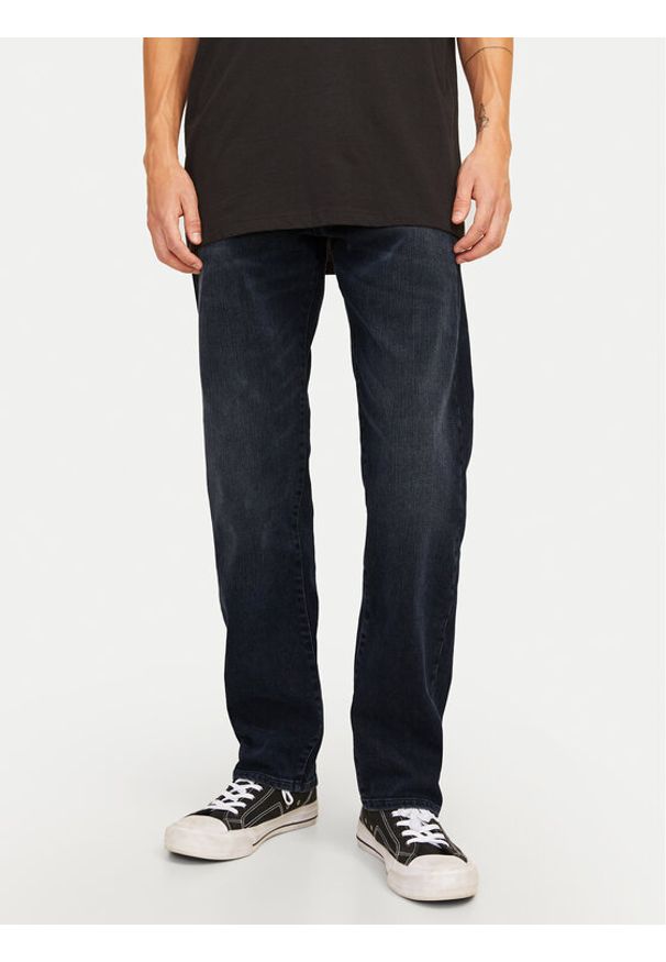 Jack & Jones Jeansy Chris 12259169 Granatowy Relaxed Fit. Kolor: niebieski