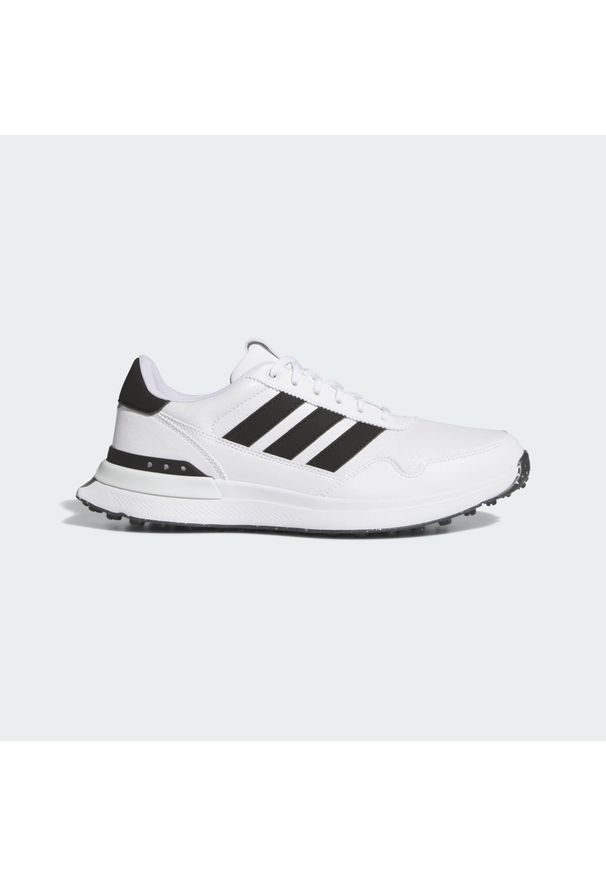 Adidas - Buty Golfowe Bez Kolców S2G 26 Leather. Kolor: czarny, biały, wielokolorowy. Materiał: guma, skóra. Sport: golf
