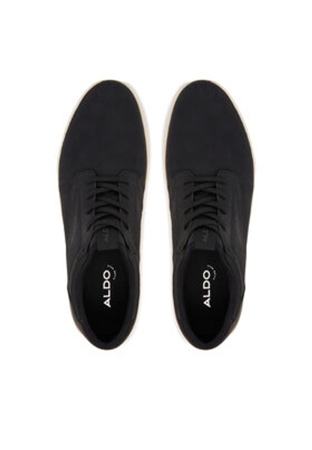 Aldo Półbuty Ardenn 14112542 Czarny. Kolor: czarny. Materiał: skóra