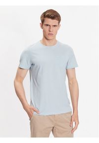 Blend T-Shirt 20715011 Błękitny Regular Fit. Kolor: niebieski. Materiał: bawełna