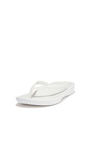 FIT FLOP - Plaskanie FITFLOP Women Iqushion, Kobiety. Kolor: biały. Materiał: guma, materiał