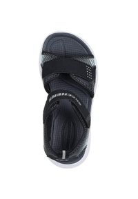 skechers - Sandały Skechers Microspec-splash, Dzieci. Kolor: czarny. Materiał: materiał, syntetyk