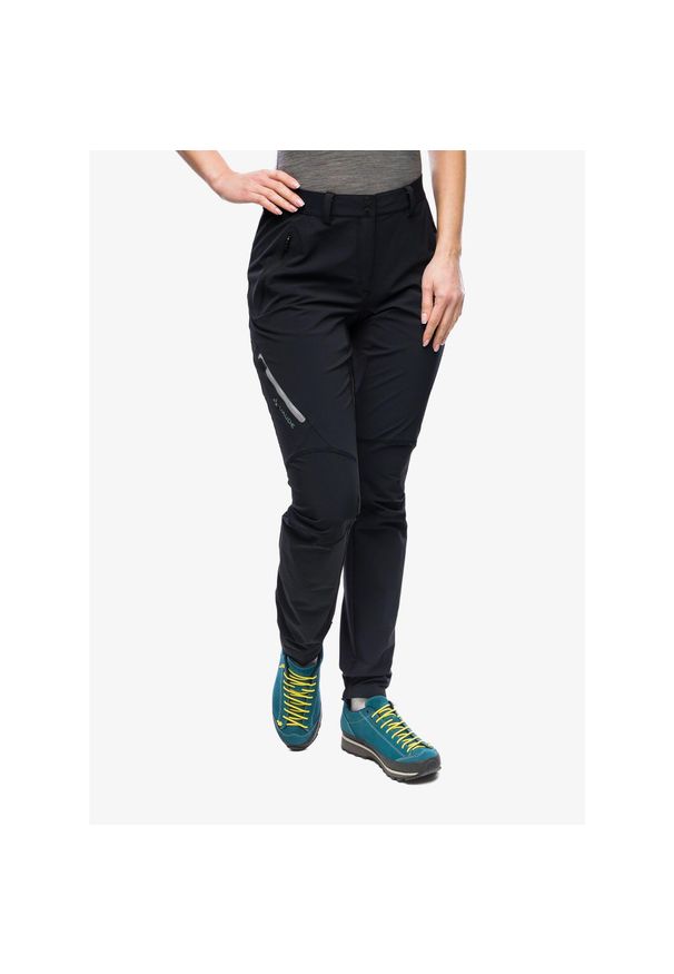 Spodnie turystyczne damskie Vaude Scopi Pants II. Kolor: czarny. Sezon: lato. Sport: turystyka piesza