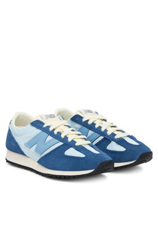 New Balance Sneakersy U471AO W Niebieski. Kolor: niebieski. Materiał: skóra, zamsz