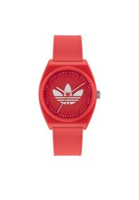 Adidas - Zegarek adidas. Kolor: czerwony #1