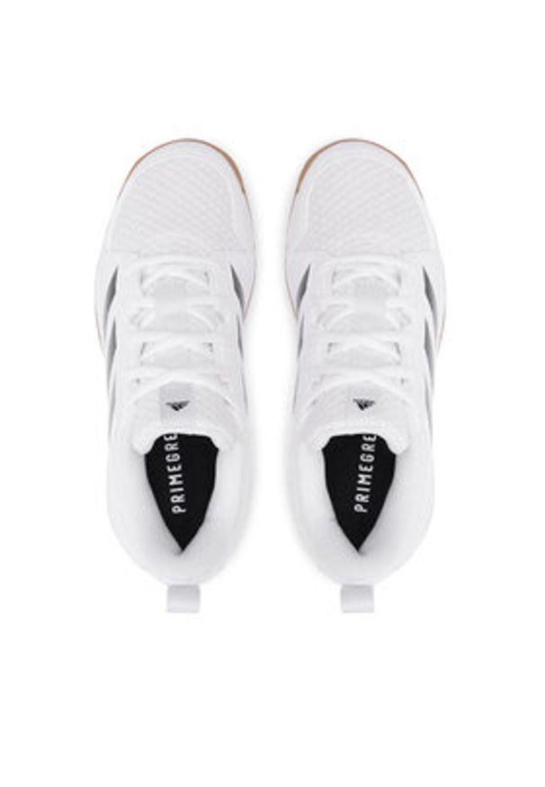 Adidas - adidas Buty halowe Ligra 7 Kids FZ4680 Biały. Kolor: biały. Materiał: materiał