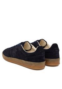 BOSS Sneakersy Brenta 50536645 Granatowy. Kolor: niebieski. Materiał: skóra, zamsz #6