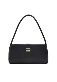 Tommy Jeans Torebka Tjw American Cool Shoulder Bag AW0AW17295 Czarny. Kolor: czarny. Materiał: skórzane