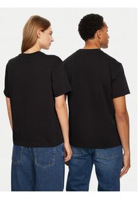 AMI PARIS T-Shirt UTS027.726 Czarny Regular Fit. Kolor: czarny. Materiał: bawełna