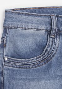 Renee - Niebieskie Jeansy High Waist Wide Leg z Bawełną i Domieszką Wiskozy Hirei. Stan: podwyższony. Kolor: niebieski. Długość: długie. Wzór: gładki #5