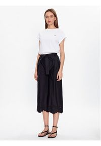 TwinSet - TWINSET Kuloty 231TT2305 Czarny Relaxed Fit. Kolor: czarny. Materiał: bawełna #5
