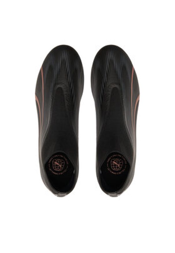 Puma Buty do piłki nożnej Ultra Match FG/AG 10775902 02 Czarny. Kolor: czarny. Materiał: skóra