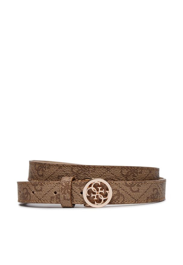 Guess Pasek Damski Noelle (Bg) Belts BW9161 P4320 Brązowy. Kolor: brązowy. Materiał: skóra