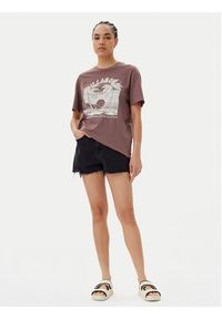 Billabong T-Shirt Sweet Escape EBJZT00419 Brązowy Relaxed Fit. Kolor: brązowy. Materiał: bawełna