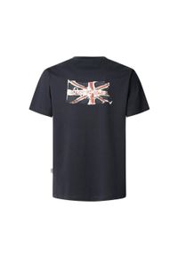 Koszulka Pepe Jeans Back Clag. Kolor: niebieski