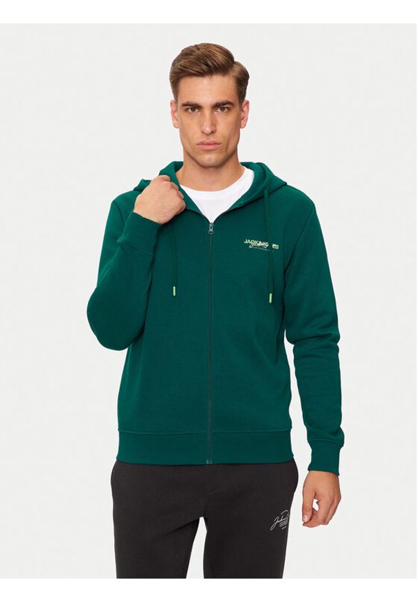 Jack & Jones - Jack&Jones Bluza Alvis 12256847 Zielony Standard Fit. Kolor: zielony. Materiał: bawełna