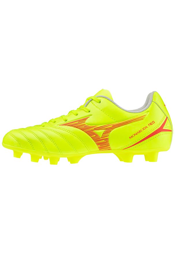 Dziecięce buty piłkarskie Mizuno Monarcida Neo III Select AG. Kolor: żółty, czerwony, wielokolorowy, różowy. Sport: piłka nożna