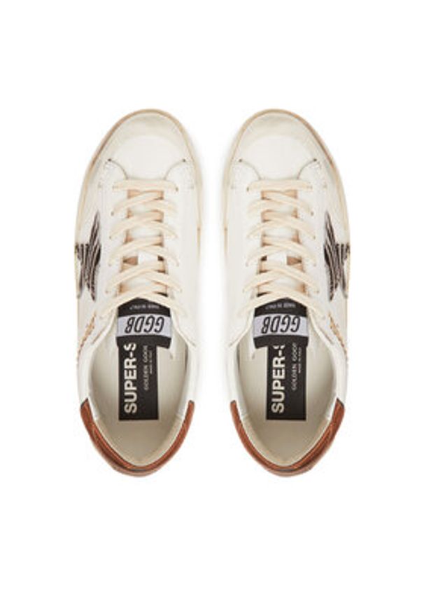 GOLDEN GOOSE Sneakersy Super-Star Penstar Classic GWF00175.F004781.82378 Biały. Kolor: biały. Materiał: skóra